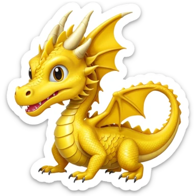 Slick dragon mixed cananoli dragon =yellow color:col <biner sticker