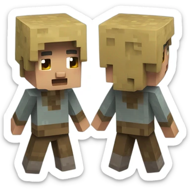 minecraft villager sticker