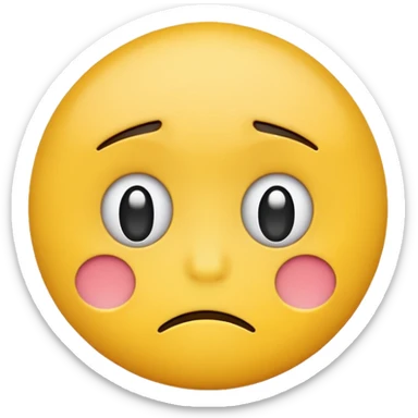 emoji triste sticker