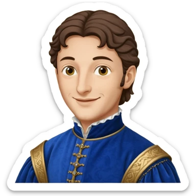 mi crei un avatar come personaggio di lorenzo il magnifico per un giocatore da board game, senza bg sticker
