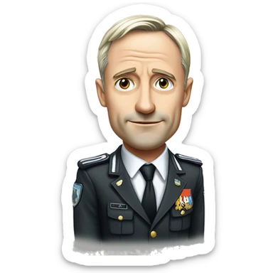 Boris Pistorius, german minister of Defence sticker