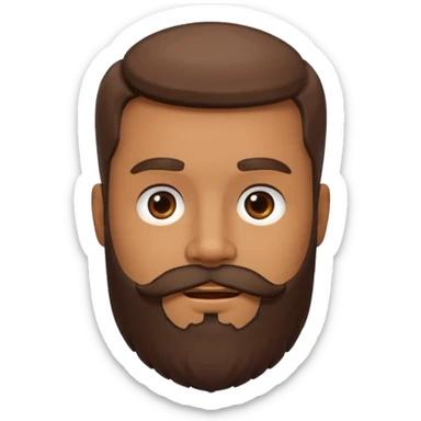 beard sticker