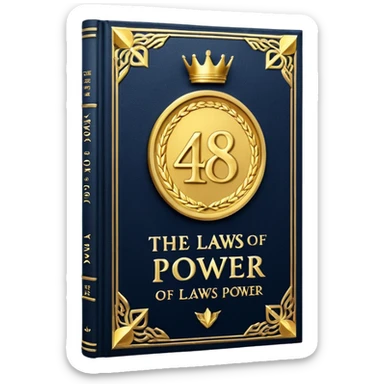 48 laws of power book cover sticker