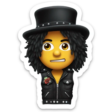 slash from guns n’ roses sticker