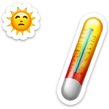 sick child, thermometer with high temperature sticker