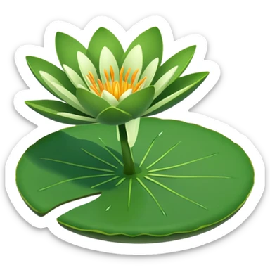 Lily pad sticker