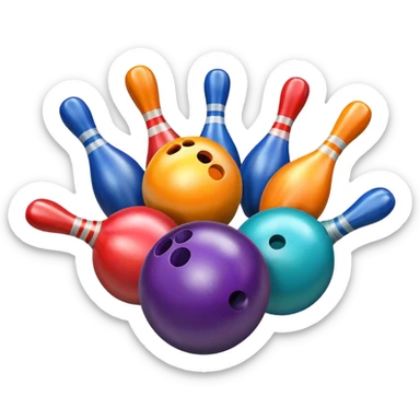 bowlingRolling Balls sticker