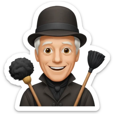 Dick Van Dyke chimney sweep  for discord  sticker