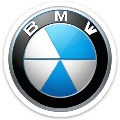 Bmw car logo sticker