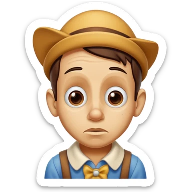 pinocchio liar sticker