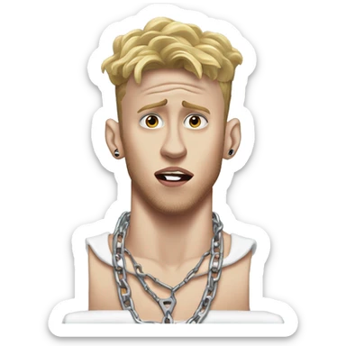 Machine gun Kelly in pain sticker