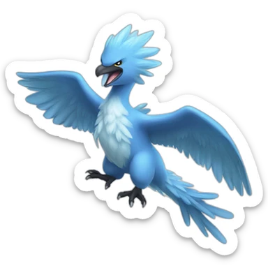 crazy funny Articuno pokemon ice baby's stupid sticker
