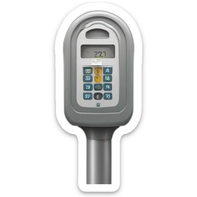 A duncan parking meter sticker