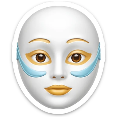 skincare mask without a face sticker