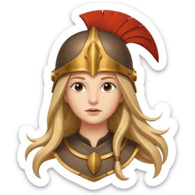 Athena is the Greek goddess, one of the most important deities in Greek mythology, the daughter of Zeus, associated with: Strategic warfare Wisdom and intellect Craft, engineering, building, navigation Justice and good governance Protection of cities embodys rational, disciplined intelligence sticker