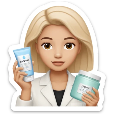 skincare meme sticker