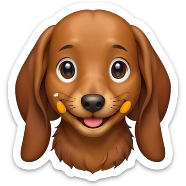 dachshund emoji sticker