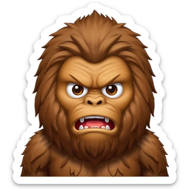 Sassy the Sasquatch from the big lez show sticker