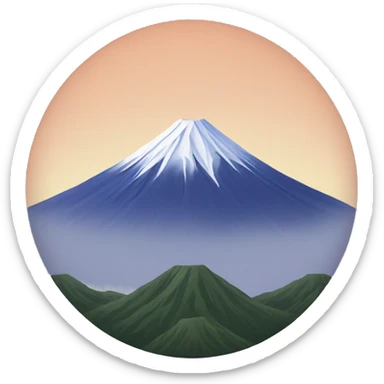 Mount Fuji sticker