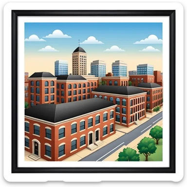 Arkansas historical downtown sticker