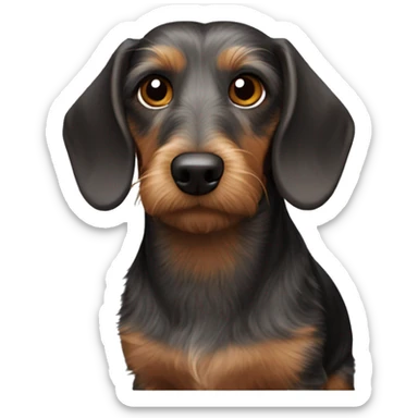 Wirehaired Dachshund  sticker