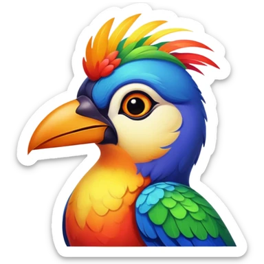 Rio bird sticker
