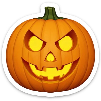 Halloween spooky sticker