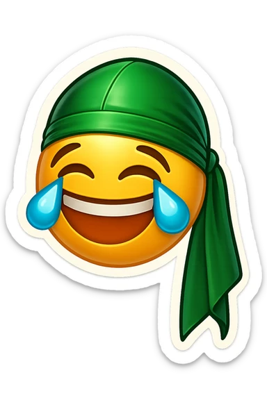 lol face laughing crying
Change His durag To Green sticker