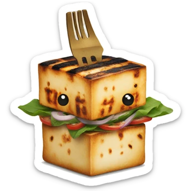grilled tofu sticker