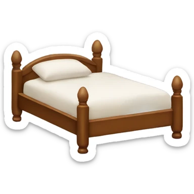 Bed with spikes sticker