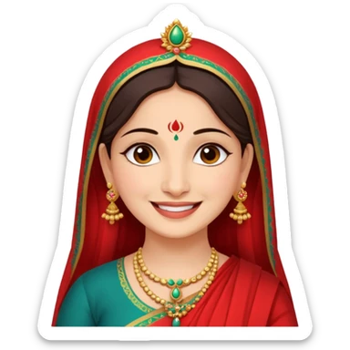 Daya bhabhi from Tmkoc serelak saying e maa mata jiiiii!!!! sticker