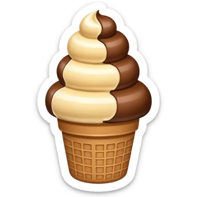 bolitas de helado de cafe  sticker