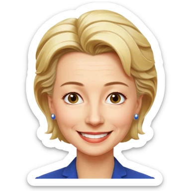 ursula von der leyen sticker