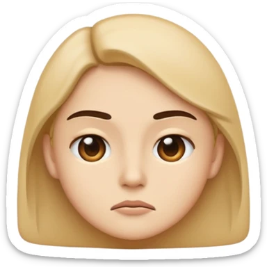 Jealous (cute)

minimalist flat emoji face, slight pout, side glance, playful jealousy, thin outline, transparent background sticker