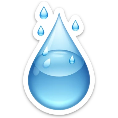 vaso de agua sticker