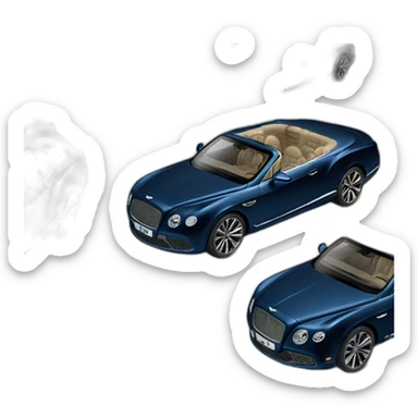 Bentley dark blue sticker
