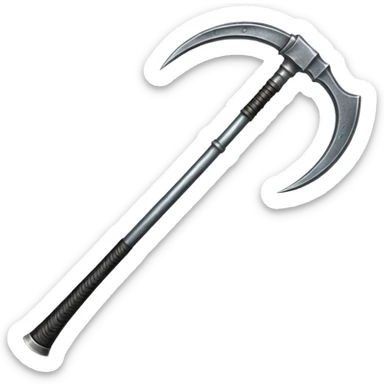 Give me the emoji reguler of the grim reaper scythe i want it to have same textures as this 😁⚰️ sticker