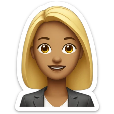 female startup founder sticker