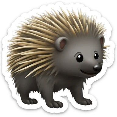 Brazilian porcupine sticker