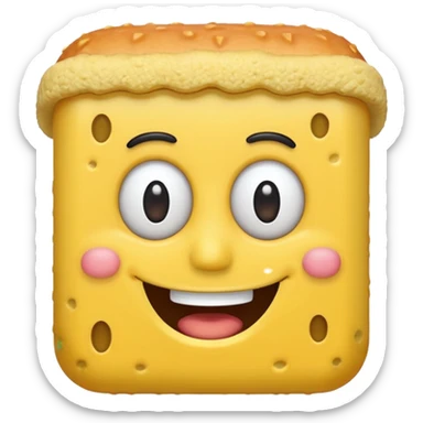 Bob esponja tierno sticker