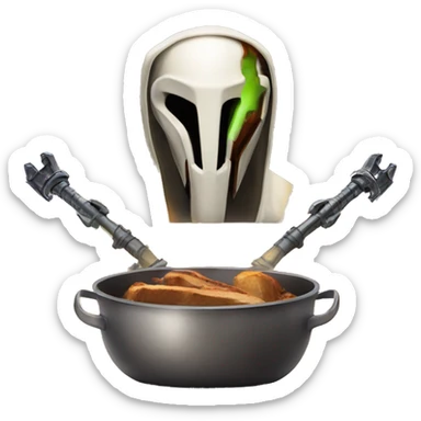 Roast but ith 4 keyblades like general grievas sticker