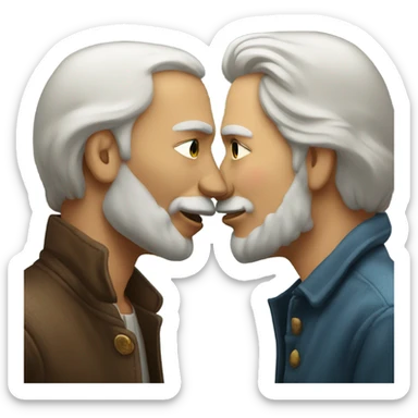 Vlad kissed Vlad sticker