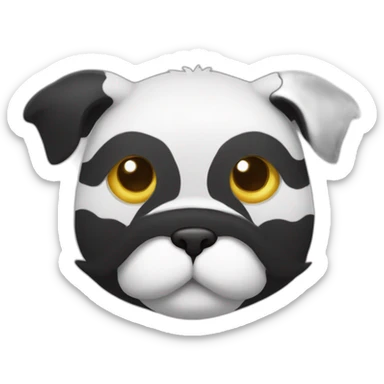 moustachu caucasien sticker