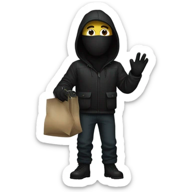 Make a robber sticker