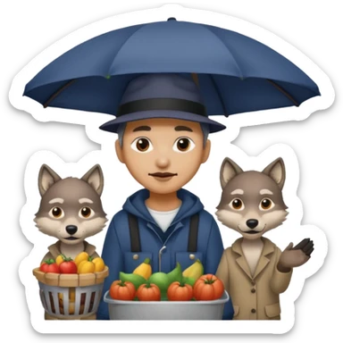  -night-market-vendor-wolf and back vendor sticker