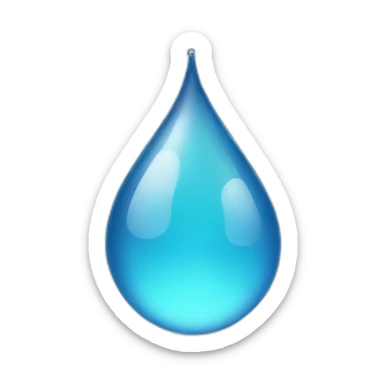 waterdrop sticker