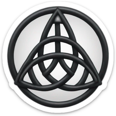 Dark series triquetra  sticker