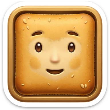 Make an emoji of just breadcrumbs  sticker