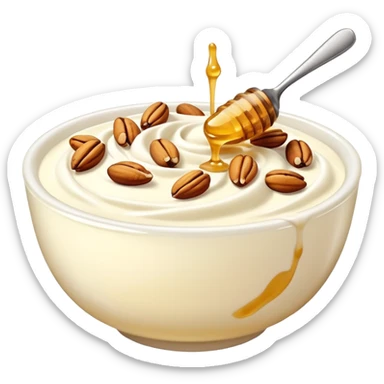 Yogurt greco e frutta secca sticker