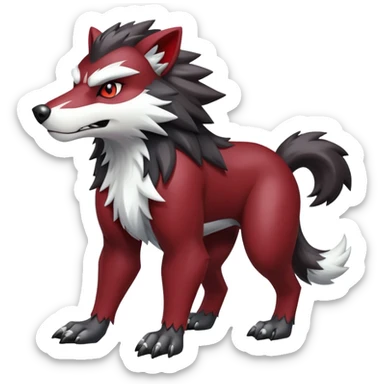 Shiny Obstagoon (full body) sticker